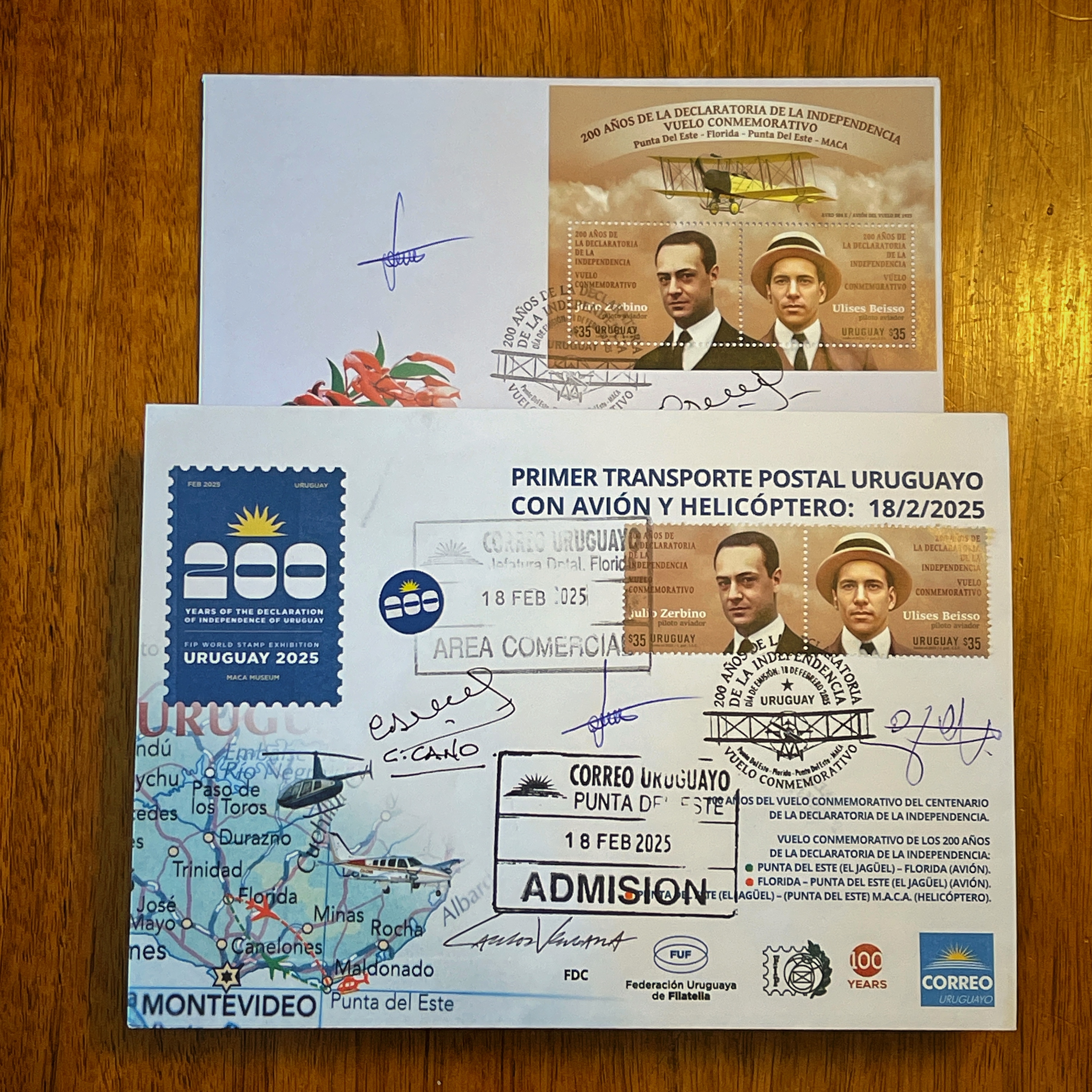 UY25 CV Vuelo Conmemorativo _135